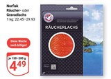 Aktuelles Räucher- oder Gravadlachs Angebot bei GLOBUS in Braunschweig ab 4,49 €