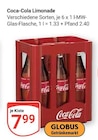 Aktuelle Coca Cola Angebote bei GLOBUS in Pirmasens Aktuelles Limonade Angebot bei GLOBUS in Pirmasens ab 7,99 €