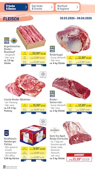 Roastbeef im aktuellen METRO Prospekt (Recklinghausen) Roastbeef im METRO Prospekt "Wochenangebote" mit 54 Seiten (Recklinghausen)