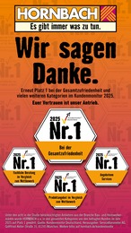 Hornbach Prospekt: "Wir sagen Danke.", 33 Seiten, 01.10.2025 - 29.10.2025