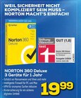 NORTON 360 Deluxe 3 Geräte für 1 Jahr Angebote von Norton bei EURONICS Saarlouis für 19,99 €