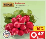 Radieschen von HEIMAT für 0,49 € bei Netto Marken-Discount im Angebot Radieschen von HEIMAT im aktuellen Netto Marken-Discount Prospekt