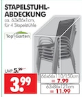 Stapelstuhl-Abdeckung ca. 63x86x1cm im Angebot bei Wreesmann in Zwickau Stapelstuhl-Abdeckung ca. 63x86x1cm Angebote von Top Garden bei Wreesmann Zwickau für 3,99 €