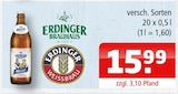 Erdinger Weissbräu Angebote von Erdinger Brauhaus bei Getränke Oase Gladbeck für 15,99 €