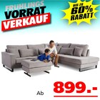 Hollywood Ecksofa Angebot im Seats and Sofas Prospekt Hollywood Ecksofa im Seats and Sofas Prospekt zum Preis von 899,00 €