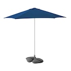 Sonnenschirm mit Ständer dunkelblau/dunkelgrau von HÖGÖN / IGGÖN im aktuellen IKEA Prospekt für 89,99 €