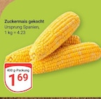 Zuckermais gekocht Angebote bei GLOBUS Oberhausen für 1,69 €