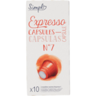 Promo Capsules expresso N°7 à 0,99 € dans le catalogue Carrefour Market à Bléré