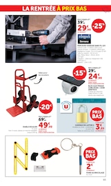 Promos Perceuse-Visseuse dans le catalogue "LES PRIX BAS Spécial rentrée" de Hyper U Perceuse-Visseuse en promo dans le catalogue Hyper U à la page 65