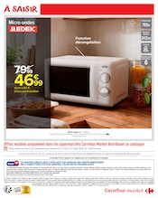 Micro-Ondes Angebote im Prospekt "PARTAGEONS LE GOÛT DU MIEUX MANGER" von Carrefour Market auf Seite 16