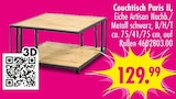 Couchtisch Paris II für 129,99 € bei SB Möbel Boss im Angebot Couchtisch Paris II im aktuellen SB Möbel Boss Prospekt