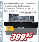Aktuelle Geschirrspüler Angebote bei Möbel AS in Heilbronn Aktuelles Geschirrspüler GSV360 Angebot bei Möbel AS in Heilbronn ab 399,95 €