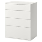 Kommode mit 4 Schubladen weiß/Verankerungs-/Entsperrfunktion von VIHALS für 119,00 € bei IKEA im Angebot Kommode mit 4 Schubladen weiß/Verankerungs-/Entsperrfunktion von VIHALS im aktuellen IKEA Prospekt