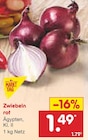 Zwiebeln rot von MARKT TAG für 1,49 € bei Netto Marken-Discount im Angebot Zwiebeln rot von MARKT TAG im aktuellen Netto Marken-Discount Prospekt
