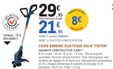 Coupe bordure électrique 600 w - FOXTER dans le catalogue E.Leclerc