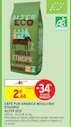 Café pur arabica moulu bio éthiopie - ALTER ECO en promo chez Intermarché Grenoble à 2,68 €