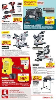 Bohrmaschine im aktuellen toom Baumarkt Prospekt (Leverkusen) Bohrmaschine im toom Baumarkt Prospekt "Respekt, wer's selber macht." mit 24 Seiten (Leverkusen)