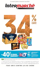 Promos Lessive dans le catalogue "34% EN AVANTAGE CARTE" de Intermarché Contact Lessive en promo dans le catalogue Intermarché Contact à la page 1