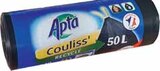 SAC POUBELLE LIEN COULISSANT 10X50L - APTA - Intermarché à Besançon SAC POUBELLE LIEN COULISSANT 10X50L - APTA en promo chez Intermarché Besançon à 1,09 €