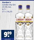 London Dry Gin im Angebot bei Getränkewelt in Wuppertal London Dry Gin Angebote von Gordon's bei Getränkewelt Wuppertal für 9,99 €