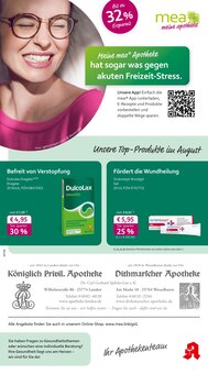 Aktueller mea - meine apotheke Prospekt "Unsere August-Angebote" Seite 1 von 4 Seiten für Lunden