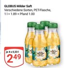 Aktuelles Milder Saft Angebot bei GLOBUS in Koblenz ab 2,49 €