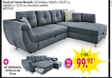 Aktuelles Ecksofa mit Funktion Maranello Angebot bei SB Möbel Boss in Hannover ab 1.199,00 €