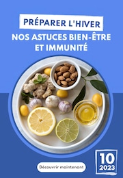 Prospectus Autres Magasins Magazine en cours, Préparer l'hiver : nos astuces bien-être et immunité, 1 page, 15/11/2023 - 31/12/2023 Catalogue Autres Magasins Magazine en cours à Mantes-la-Jolie et alentours, Préparer l'hiver : nos astuces bien-être et immunité, 1 page, 15/11/2023 - 31/12/2023