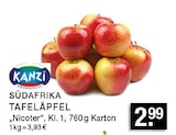 SÜDAFRIKA TAFELÄPFEL „Nicoter“ im Angebot bei E center in Düsseldorf SÜDAFRIKA TAFELÄPFEL „Nicoter“ Angebote von Kanzi bei E center Düsseldorf für 2,99 €