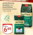 Aktuelle Jacobs Angebote bei GLOBUS in Koblenz Aktuelles Krönung Gemahlen Angebot bei GLOBUS in Koblenz ab 6,49 €