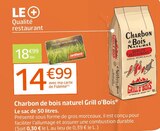 Charbon de bois naturel - Grill o'Bois® à 14,99 € dans le catalogue Jardiland