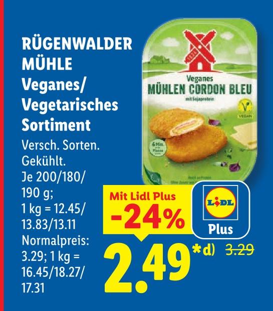 Veganes/Vegetarisches Sortiment