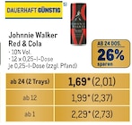 Red & Cola Angebote von Johnnie Walker bei Metro Görlitz für 2,73 €