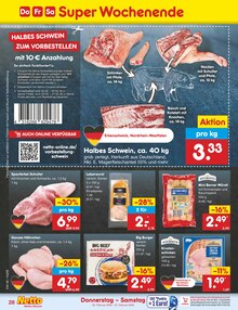 Schweinefleisch im aktuellen Netto Marken-Discount Prospekt (Remscheid) Schweinefleisch im Netto Marken-Discount Prospekt "Aktuelle Angebote" mit 54 Seiten (Remscheid)