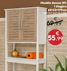 Meuble dessus WC - Maxi Bazar à Bourg-en-Bresse Meuble dessus WC en promo chez Maxi Bazar Bourg-en-Bresse à 55,99 €