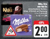 Eis Angebote von Milka, Oreo oder Nuii bei E center Suhl für 1,99 €