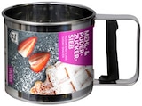 Mehl- und Puderzuckersieb im REWE Prospekt Mehl- und Puderzuckersieb von Vivess im aktuellen REWE Prospekt für 4,99 €