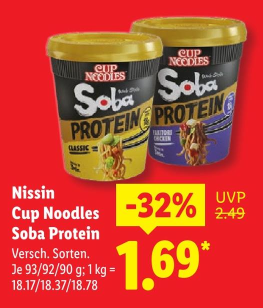 Cup Noodles Soba Protein