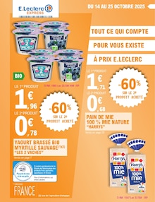 Prospectus E.Leclerc en cours, "TOUT CE QUI COMPTE POUR VOUS EXISTE À PRIX E.LECLERC !", page 1 sur 12