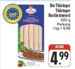 Aktuelles Thüringer Rostbratwurst Angebot bei EDEKA in Dresden ab 4,99 €