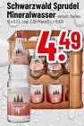 Trinkgut Eberbach - Schwarzwald Sprudel Mineralwasser Angebot im Prospekt Schwarzwald Sprudel Mineralwasser bei Trinkgut im Eberbach Prospekt für 4,49 €