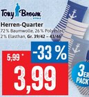 Herren-Quarter im Angebot bei Kaufhaus Stolz in Flensburg Herren-Quarter Angebote von Tony Brown bei Kaufhaus Stolz Flensburg für 3,99 €