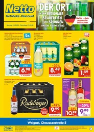 Netto Marken-Discount Prospekt für Wolgast: "DER ORT, AN DEM DU IMMER AUSGEZEICHNETE PREISE FINDEST.", 2 Seiten, 16.03.2026 - 21.03.2026