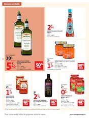 Promos Huile d'olive vierge dans le catalogue "COMME EN ITALIE" de Auchan Hypermarché Huile d'olive vierge en promo dans le catalogue Auchan Hypermarché à la page 10