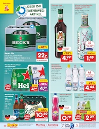 Getränke Angebot & Preis im aktuellen Netto Marken-Discount Prospekt Getränke Angebot im aktuellen Netto Marken-Discount Prospekt auf Seite 22