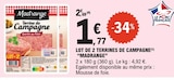 Lot de 2 terrines de campagne - Madrange dans le catalogue E.Leclerc