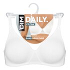 Soutien-gorge " Daily coton " - DIM en promo chez Carrefour Versailles à 13,29 €