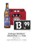 Aktuelles Weißbier Alkoholfrei oder Trüb Angebot bei Hieber in Freiburg (Breisgau) ab 13,99 €