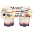 Yaourts sur lit de fruits - U DE NOS REGIONS - Super U à Mérignac Yaourts sur lit de fruits - U DE NOS REGIONS en promo chez Super U Mérignac à 1,91 €