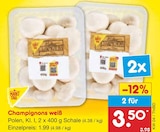 Champignons weiß Angebote von Markttag bei Netto Marken-Discount Heidelberg für 1,99 €